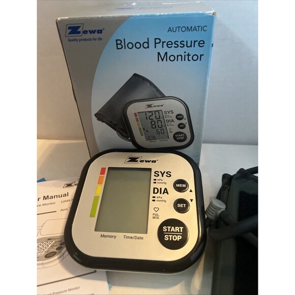 Zewa Automatic Blood Pressure Monitor, Wide Range Cuff -Model UAM-710 - Picture 2 of 5